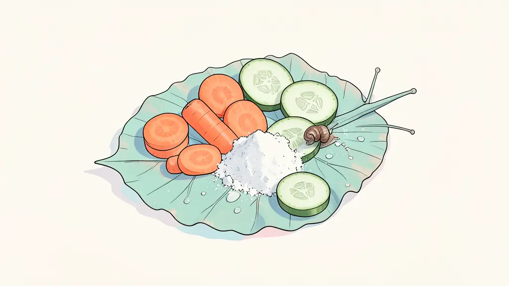 Plats pour escargots : guide nutritionnel, aliments interdits et coquille solide